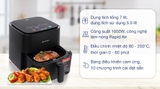 Nồi chiên không dầu Sharp KF-AF70EV-BK 7 lít