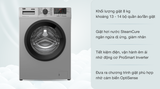 Máy giặt Beko Inverter 8 kg WCV8614XB0STS