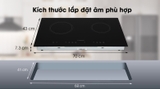Bếp hồng ngoại đôi lắp âm Torino TC0418C