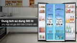 Tủ lạnh Samsung 583 lít Side By Side RS57DG400EM9SV
