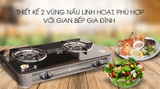 Bếp ga đôi Sakura SA-650G