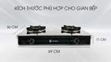 Bếp ga đôi Sakura SA-690GH
