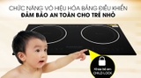 Bếp hồng ngoại đôi lắp âm Sunhouse SHB9112MT