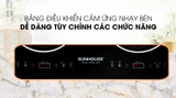 Bếp hồng ngoại đôi lắp âm Sunhouse SHB9112MT
