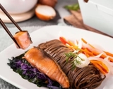 Mì soba cá hồi