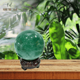 Quả cầu thạch anh xanh lá 4.6 kg - 4.79 kg