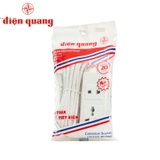 Ổ cắm điện quang ĐQ 001A-02-5M (2lỗ, 2chấu, dây5m).