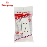 Ổ cắm điện quang ĐQ 001A-02-2M (2lỗ, 2chấu, dây 2m).
