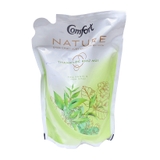 Nước xả Comfort Nature đậm đặc-thanh lọc khử mùi, trà xanh & hoa nhài, túi (1.6lít),