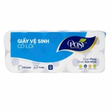 Giấy vệ sinh Posy có lõi (10 cuộn, 4 lớp).