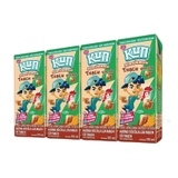 Thức uống dinh dưỡng từ sữa, hương socola lúa mạch có thạch-Kun (170ml*4hộp).
