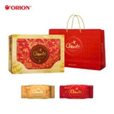 Bánh Goute mè giòn tan-Orion, hộp sắt (475.2g).