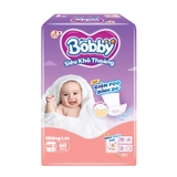 Miếng lót Bobby NB2, siêu khô thoáng (60 miếng).