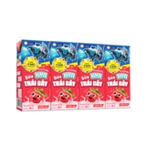 Thức uống dinh dưỡng sữa trái cây, hương Dâu-Kun (180ml*4hộp).