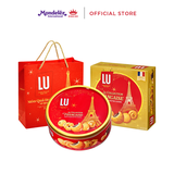 Bánh quy bơ công thức Pháp-LU, Kinh Đô, hộp sắt (540g).