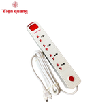Ổ cắm điện quang ESK 5W DBW 104 (4lỗ, 3 chấu, dây 5m).