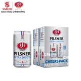 Bia 333 Pilsner Extra Smooth, thùng (24*250ml, 4.3%).