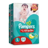 Tã quần Pampers L54