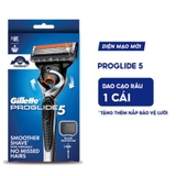 Dao cạo râu Gillette Fusion Proglide5 (1 cán dao, 1 đầu dao cạo, 1 nắp bảo vệ).