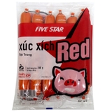 Xúc xích Red Five Star hương vị heo-CP (240g/6*40g),
