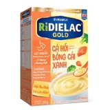 Bột ăn dặm Ridielac Gold, Cá hồi & Bông cải xanh-Vinamilk, 7-24 tháng tuổi (200g).