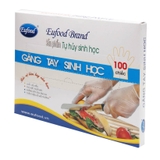 Găng tay tự hủy sinh học Eufood Brand (100 chiếc/hộp).