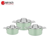 Bộ nồi chống dính Ceramic Elmich EL-5241SK01 (18,20,24cm).