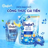 Nước xả vải Comfort 1 lần xả-hương Ban Mai, túi (1.8lít).