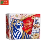 Bia Tiger bạc lon cao, thùng (20*330ml, 4.6%).