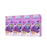 Thức uống sữa trái cây hương nho có thạch-Kun (170ml*4hộp).