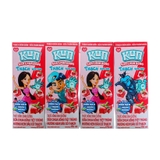 Sữa chua uống tiệt trùng hương kem dâu, có thạch-Kun (170ml*4hộp).