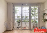 Cửa trượt quay tối ưu 100% diện tích nhà