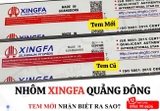 Nhôm Xingfa Quảng Đông tem mới nhận biết ra sao?
