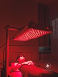 Đèn ánh sáng đỏ size lớn + Chân đèn