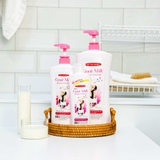 Sữa Tắm Trắng Sáng Da CareBeau Goat Milk Shower Cream 1000ml