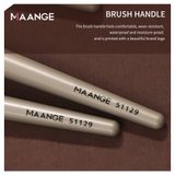 Bộ 9 Cọ Trang Điểm Maange Cao Cấp (Không Kèm Hộp) 51129YK Nâu