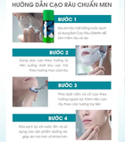 Dao Cạo Râu Gillette Vector Hai Lưỡi Kép (1 Cán + 1 Lưỡi)