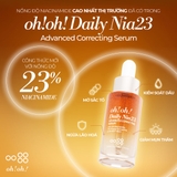 Tinh Chất Hỗ Trợ Sáng Da Giúp Giảm Thâm Nám oh!oh! Daily Nia23 Advanced Correcting Serum 30ml
