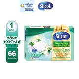 Bông Tẩy Trang Silcot Cao Cấp Hộp 66 Miếng