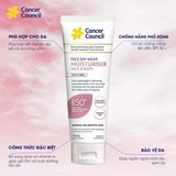 Kem Chống Nắng Cancer Council Face Day Moisturizer Dưỡng Ẩm & Chống Nước Dành Cho Da Mặt SPF50+ 75ml
