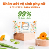 Khăn Ướt Vệ Sinh Vùng Kín Hằng Ngày Cao Cấp Femfresh Intimate Skincare Daily Wipes