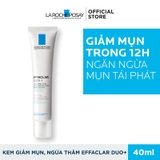 Combo La Roche Posay (Gel Rửa Mặt & Tắm Effaclar Micro Peeling 50ml+Kem Dưỡng Giảm Mụn Effaclar Duo(+) 40ml)