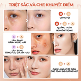 Bảng Kem Che Khuyết điểm Sace Lady Chống Thấm Nước Giúp Hiệu Chỉnh Màu Da 5.6g