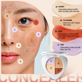 Bảng Kem Che Khuyết điểm Sace Lady Chống Thấm Nước Giúp Hiệu Chỉnh Màu Da 5.6g