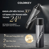 Xịt Khoá Makeup Colorkey Nam Châm Đen Lâu Trôi, Bền Màu