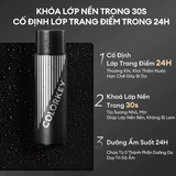Xịt Khoá Makeup Colorkey Nam Châm Đen Lâu Trôi, Bền Màu