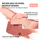 Bảng Phấn Má Hồng Bắt Sáng Judydoll 4 Ô Tông Lì 9g