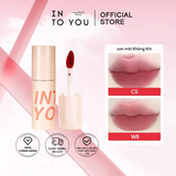Son Kem Bùn Into You Customized Airy Lip Mud Lì Mịn Nhẹ 1.8g
