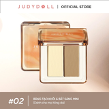Bảng Highlight Và Tạo Khối Judydoll 4 Màu 9g