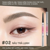 Bút Chì Lông Mày Mlen Diary Chống Thấm Nước Nhanh Khô Nuôi Dưỡng Lông Mày